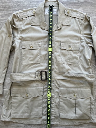 Unisex TILLEY ENDURABLES SAFARI FISHING Jacket Coat Give 'Em Hell Khaki LARGE - Picture 5 of 9