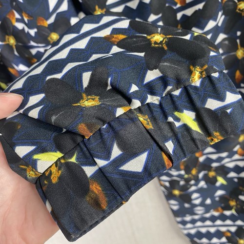 J Crew Turner Hose verstecktes Blumenmuster geometrisches Muster elegante Jogginghose Damen 8 - Bild 11 von 13