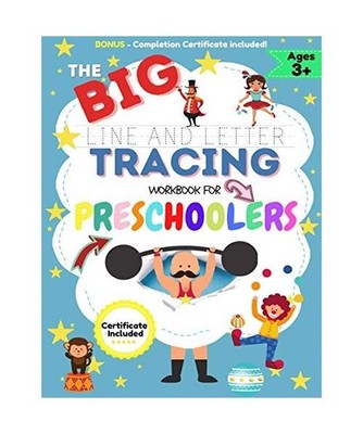 The BIG Line and Letter Tracing Workbook For Preschoolers: A Workbook Kids to Pr