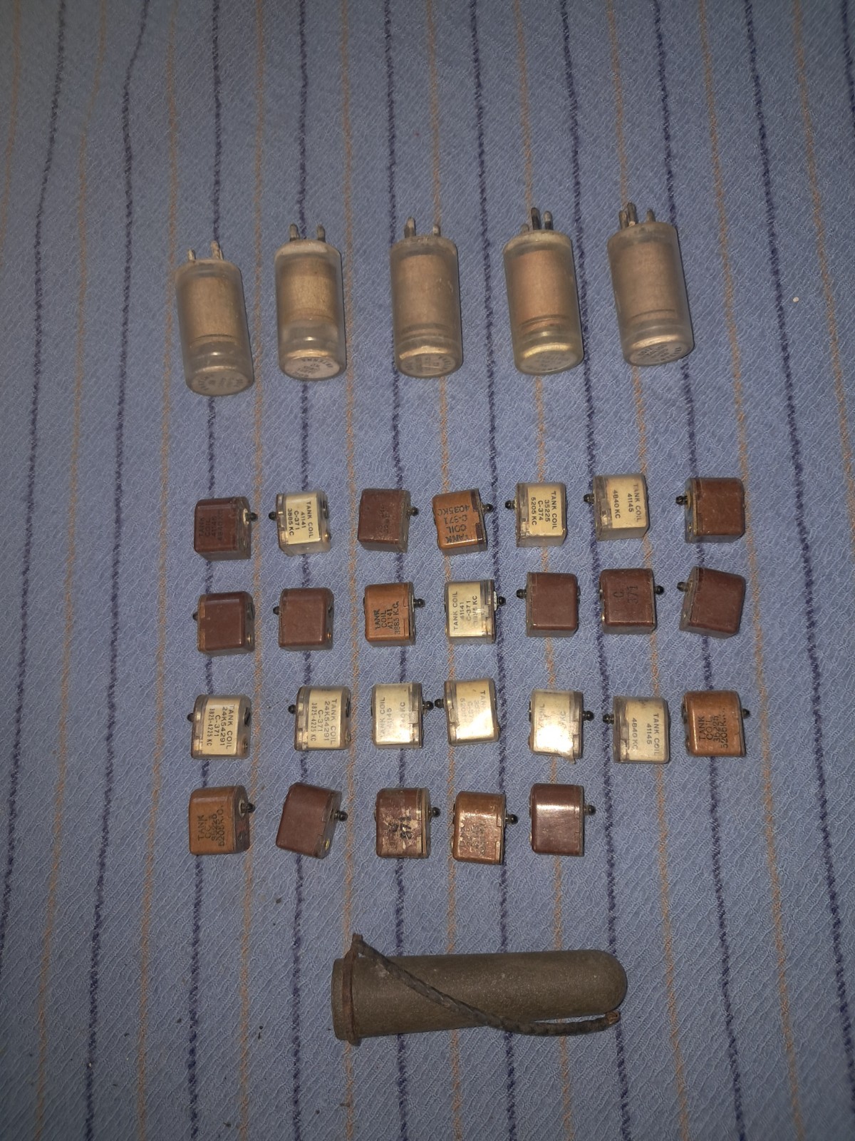 WW2 USA BC611 LOT OF PARTS