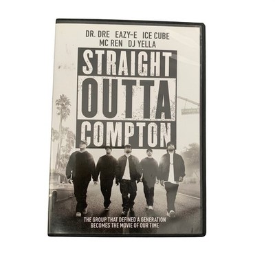Universal Straight Outta Compton DVD NWA Movie Dr Dre Ice Cube Eazy E Excellent