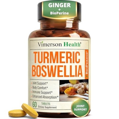 Boswellia Serrata Turmeric Curcumin Supplement Organic Tumeric Extract Ginger