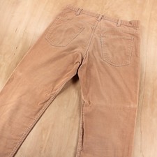 LEVI'S 519 1523 straight leg fit corduroy pants jeans 36x32 tag vtg 80s usa made