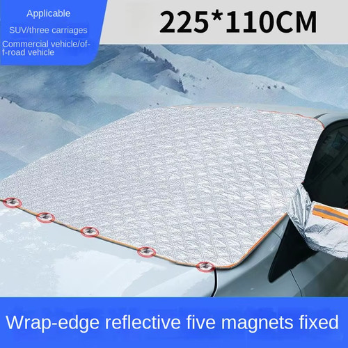 Magnetic Car Windshield Sunshade Snow Cover Waterproof Front Screen Protector - Picture 8 of 9