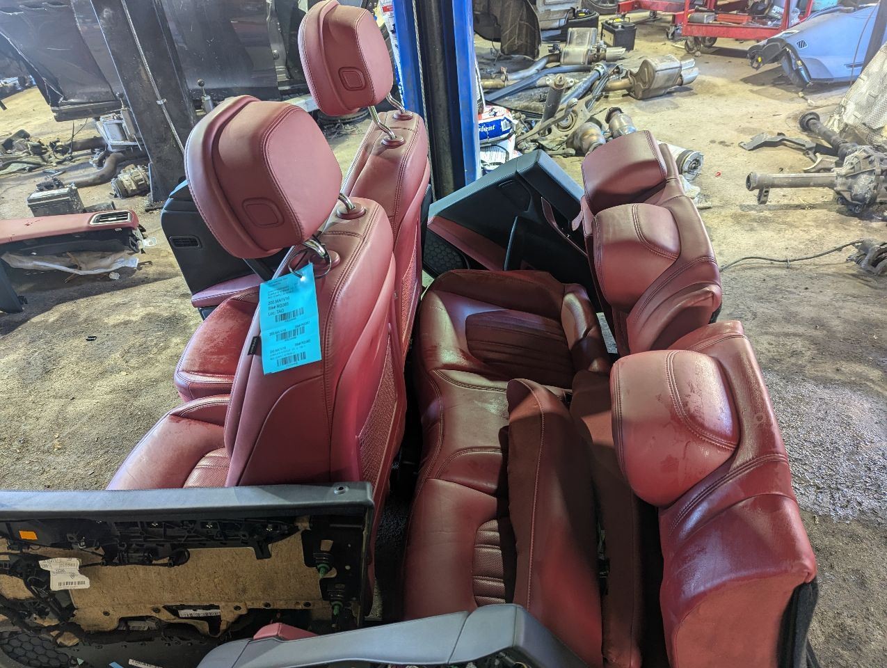 2014 - 2017 MASERATI GHIBLI RED INTERIOR SET 