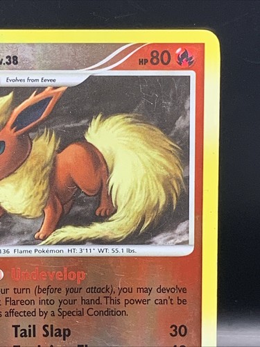 Flareon Lv.38 ( 19/111 ) Rising Rivals Reverse Holo Rare 2009 Pokemon/ Nintendo - Bild 4 von 9