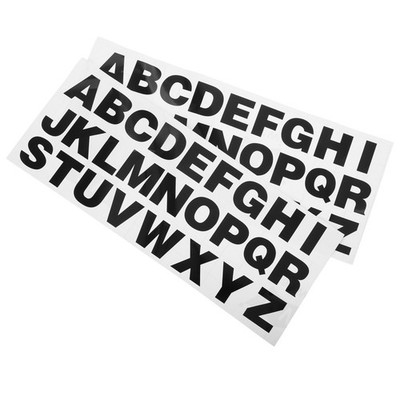 2 Pcs Vinyl-zahlenaufkleber Vinylbuchstaben Auto -Embleme Fahrzeugaufkleber