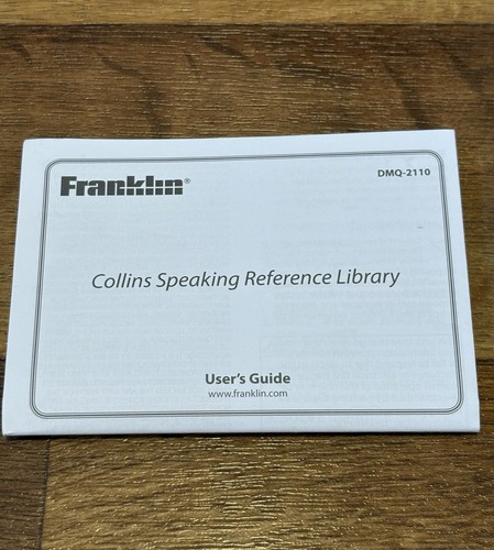 Franklin Collins DMQ-2110 Speaking Reference Library Encyclopedia Britannica - Afbeelding 3 van 11