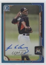 2015 Bowman Chrome Prospects Blue Refractor /150 Jarlin Garcia #BCAP-JG Auto