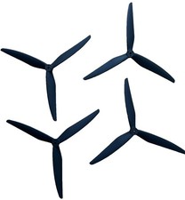 Gemfan 1050-3 / 3-Blatt Propeller 4er Set 2L+...