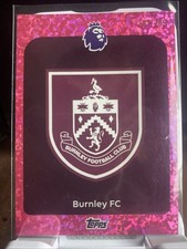 2026 Topps Premier League Numbered Parallel /399 Pink Burnley Badge Insert Rare!