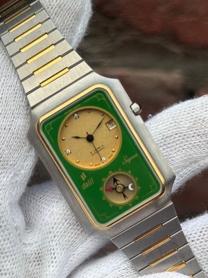 Rare Vintage Dalil Supra Islamic Qibla Compass Swiss Automatic