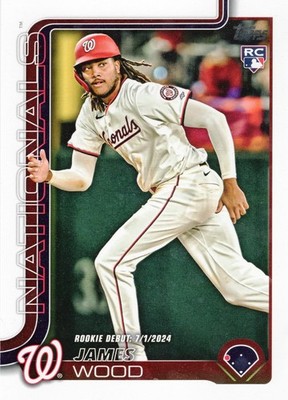 2025 Topps Update - James Wood  #US218 Oversized Super Box Variation  (RC)  SP  