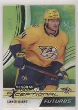 2021-22 Upper Deck Synergy Exceptional Futures Green 11/99 Tanner Jeannot 1tr