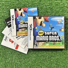 New Super Mario Bros. Nintendo DS Case And Manual ONLY No Game