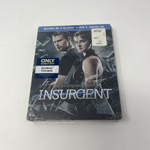 The Divergent Series: Insurgent Steelbook (3D Bluray/Blu-ray/DVD) Neu Sealed