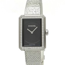 CHANEL Boyfriend H4877 Black Ladies Used Watch #31124
