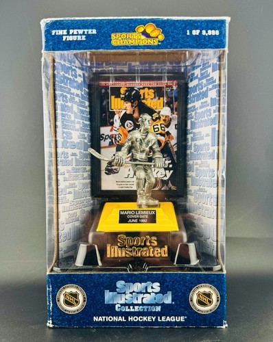 1992 Sports Illustrated Mario Lemieux Limited Edition NHL Pewter Figure CB