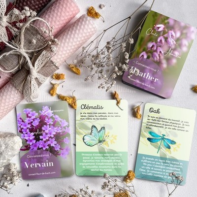 Bach Flower Cards - 38 Illustrated Cards - Set of 38 Cards