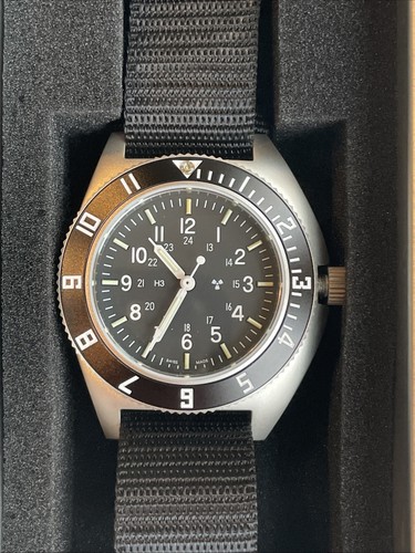 Marathon US Government Type Military Navigator  Watch - Steel  H3 New In Box
