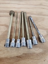 Snap-On 6pc Metric Hex Extra Long Bit Socket Set - 3/8" Drive - Faml
