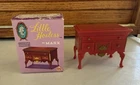 Vintage Dollhouse Furniture 1964 Marx Little Hostess Red Lowboy With Box