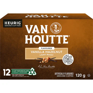 Van Houtte Vanille Haselnuss Kaffee, leichte Röstung, Keurig 12ct - Bild 1 von 5