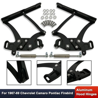 For Chevrolet Camaro Pontiac Firebird 1967 1968 1969 Billet Aluminum Hood Hinges