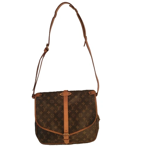LOUIS VUITTON（LV） Borsa a tracolla Louis Vuitton Saumur 30 marrone tela monogramma AR0915