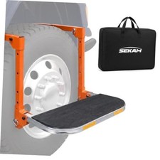 Folding Tire Step for Trucks, SUVs  RVs, Adjustable Wheel Step