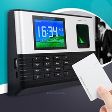 HOMSECUR Biometric Fingerprint Attendance Time Clock With RFID Reader+WiFi+USB