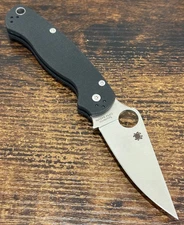 Spyderco Paramilitary 2 PM2 LEFT HANDED - CPM S45VN - C81GPLE2 FACTORY SECOND