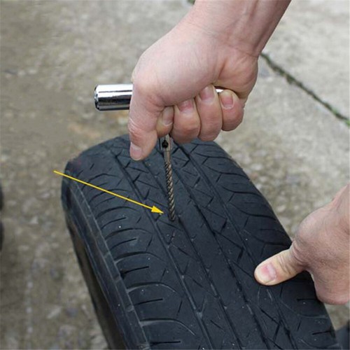 11Pcs/Set Heavy Duty Tire Repair Kit Tyre Mending Tools Car Tyre Plug Puncher - Picture 11 of 18