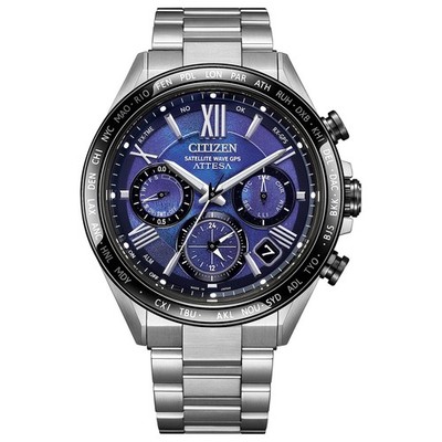 Citizen Attesa CC4075-50L GPS Eco-Drive Solar Radio Watch Blue Citizen Attesa CC4075-50L GPS Eco-Drive Solar Radio Watch Blue