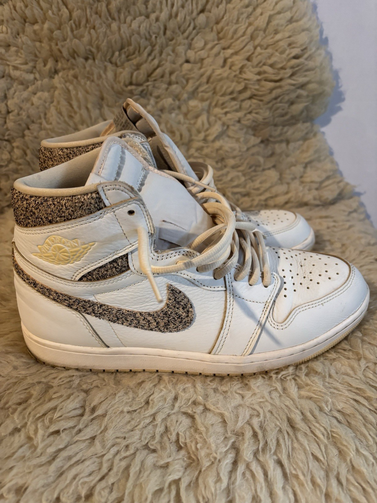 Nike Men’s 10 Air Jordan 1 Retro High OG Craft Vibrations Of Naija FD8631-100 thumbnail 5