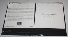 Stampin Up Retired DAYS-TO-REMEMBER 6" x 6" DESKTOP CALENDAR Blank NEW