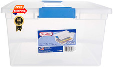 Sterilite Deep Clip Box, Stackable Small Stor...