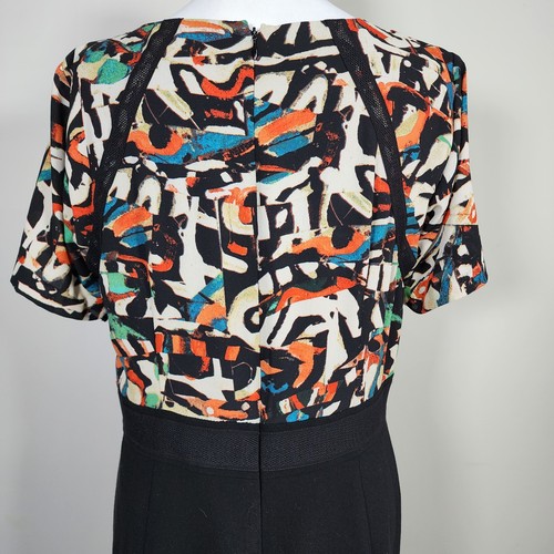 Tahari Dress Womens 10 Art To Wear Chiffon Bodice Career Wedding Guest Corporate - Bild 6 von 14