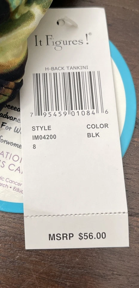 Figuras It! Tankini multicolorido com estampa de animais tamanho 8 381 - Imagem 2 de 4