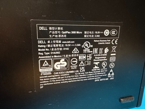 Dell OptiPlex 3080 256GB SSD Intel i5-10500T 16GB RAM Komplettset originalverpackt GETESTET - Bild 3 von 5