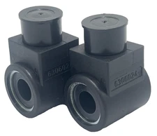LOT OF 2 HydraForce 6306024 SOLENOID VALVE COIL 3-PRONG OEM NSNP