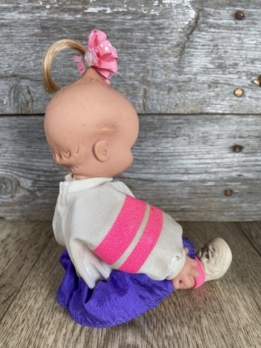 Kewpie Secret Heart Doll Curly Cheer 8” Poseable Rose Art 1993 Vintage - Picture 3 of 13