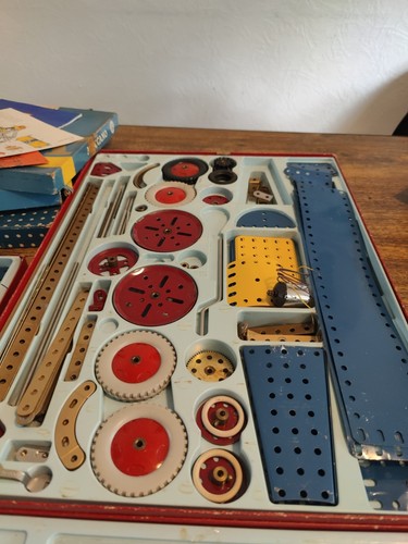 Ensemble de 4 Boîtes Mecano Ancien ,No 5,5A,6A,2 - Imagen 21 de 24