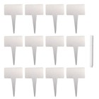 Herb Signs T-Type Markers 12pcs Label Plate Label Sheets Plant Potted Label