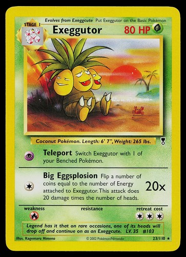 Exeggutor 23/110 Legendary Collection Rare Non-Holo