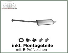 Endschalldämpfer für BMW 3er E36 318i Cabrio/ Limousine/ Touring Auspuff Endtopf