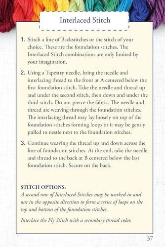 Hand Embroidery Stitches At-A-Glance: Carry-Along Reference Guide (Landauer)...  - Bild 4 von 8