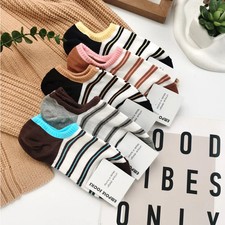 Good Quality Cotton Women's Boat socks Tube Korean Breathable Leisure Girls