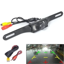 CMOS Car Rear View Backup Parking Reverse Camera Back HD Vision Waterproof 7 LED