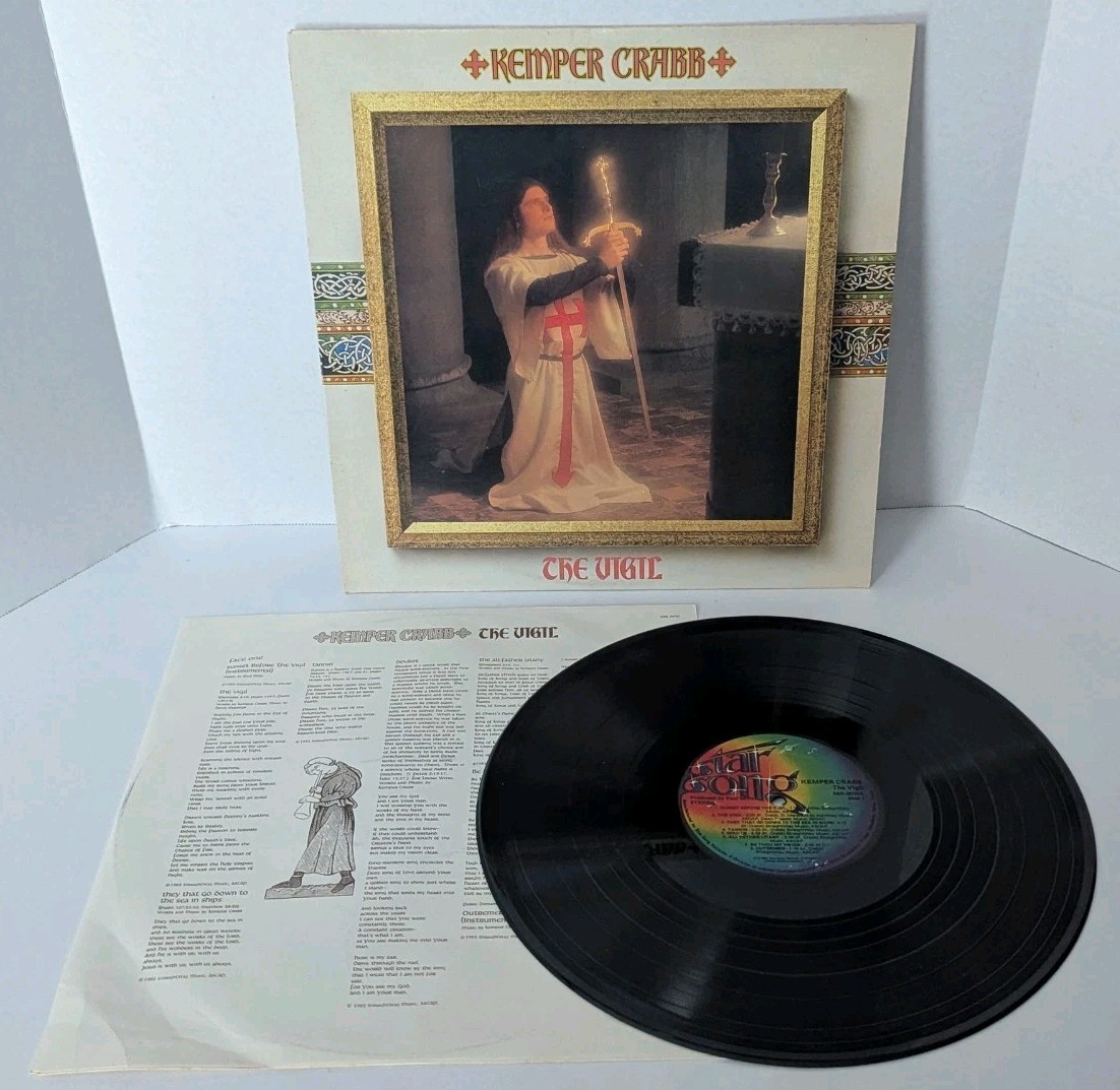 Kemper Crabb - The Vigil - Christian Folk Rock Album - 1982 Vinyl LP - VG+
